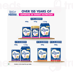 Nestle Lactogen 1 Upto 6 Months Infant Formula With Probiotic Powder Jar 400gm