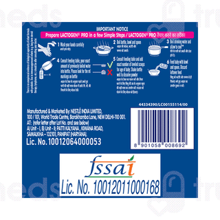 Nestle Lactogen 1 Upto 6 Months Infant Formula With Probiotic Powder Jar 400gm