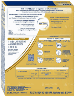 Nestle Nan Excella Pro Stage 3 After 12 Months Up To 24 Months Follow Up Formula Powder 400gm