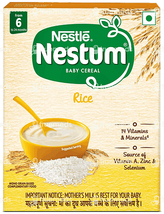 Nestle Nestum Rice From 6 To 24 Months Baby Cereal 300gm