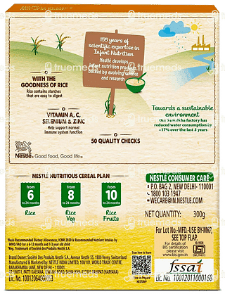 Nestle Nestum Rice From 6 To 24 Months Baby Cereal 300gm