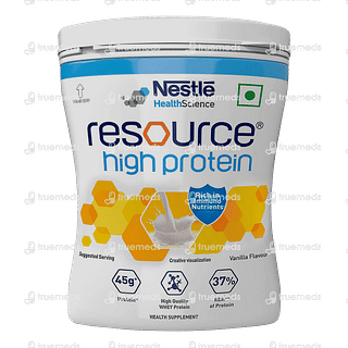 Nestle Resource High Protein Powder Vanilla Rich In Immuno Nutrients 400 GM