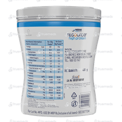 Nestle Resource High Protein Powder Vanilla Rich In Immuno Nutrients 400 GM