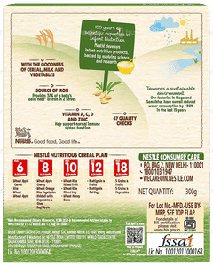 Nestle Cerelac Wheat Rice Mixed Veg From 10 To 24 Months Baby Cereal 300gm