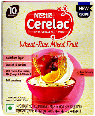 Nestle Cerelac Wheat Rice Mixed Veg From 10 To 24 Months Baby Cereal 300gm