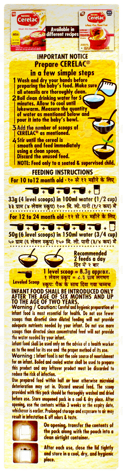 Nestle Cerelac Wheat Rice Mixed Veg From 10 To 24 Months Baby Cereal 300gm