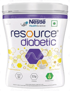Nestle Resource Diabetic Vanilla Flavour Powder 400Gm Nestle Resource Diabetic Vanilla Flavour Powder 400Gm