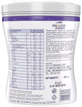 Nestle Resource Diabetic Vanilla Flavour Powder 400Gm