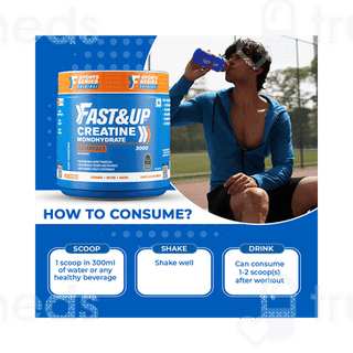 Fast And Up Creatine Monohydrate Essentials Unflavoured 250 GM