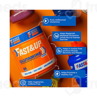Fast And Up Glutamine Powder 300 GM
