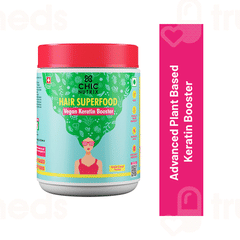 Chicnutrix Hair Superfood Vegan Keratin Booster Vanilla Cream Powder 300 GM