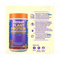 Fast And Up Plant Protein Creamy Chocolate 450 GM