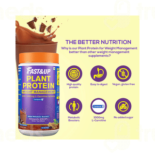 Fast And Up Plant Protein Creamy Chocolate 450 GM
