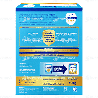 Aptamil Gold 3 From 12 Months Onwards Follow Up Formula Powder 400gm