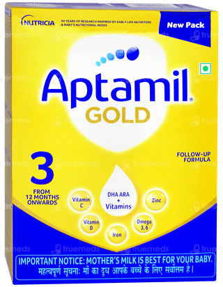 Aptamil Gold 3 From 12 Months Onwards Follow Up Formula Refill Powder 400gm