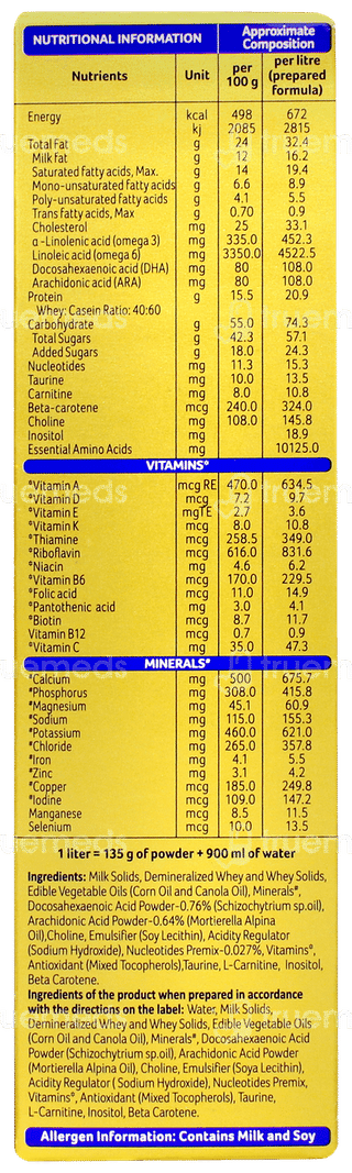 Aptamil Gold 3 From 12 Months Onwards Follow Up Formula Refill Powder 400gm