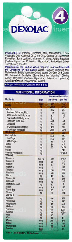 Dexolac 4 Follow Up Formula Refill Powder 400gm