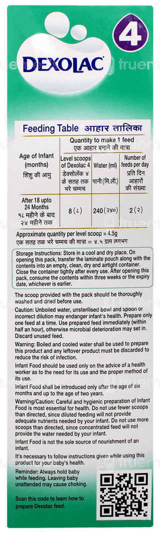 Dexolac 4 Follow Up Formula Refill Powder 400gm