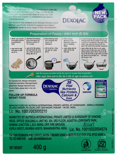 Dexolac 4 Follow Up Formula Refill Powder 400gm