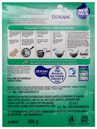 Dexolac 4 Follow Up Formula Refill Powder 400gm
