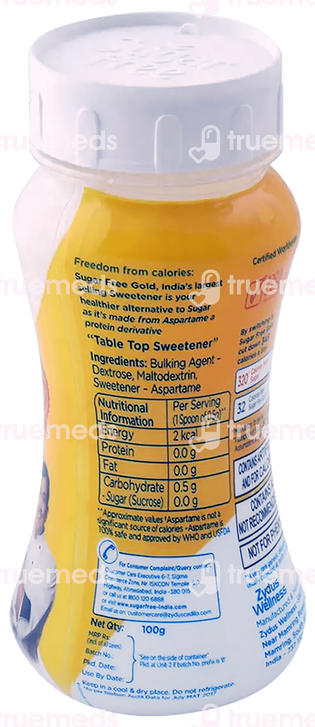 Sugar Free Gold Low Calorie Sweetener Powder 100gm