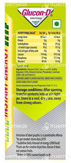 Glucon D Nimbu Pani Flavour 1kg