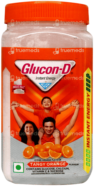 Glucon D Tangy Orange Flavour Jar 400Gm
