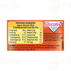 Glucon D Tangy Orange Flavour Jar 400gm