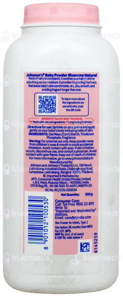 Johnsons Blossoms Baby Powder 200Gm