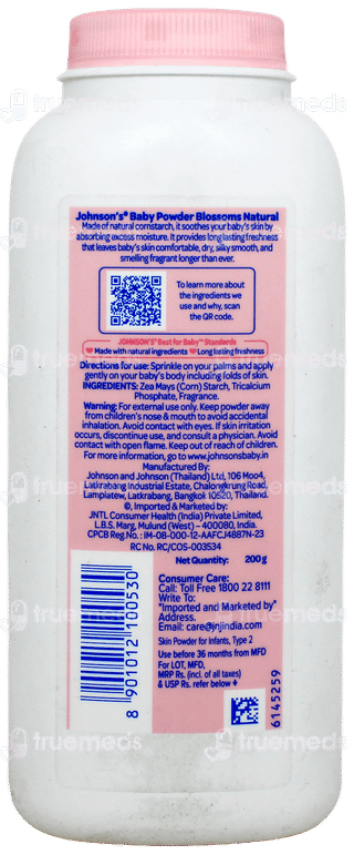 Johnsons Blossoms Baby Powder 200Gm