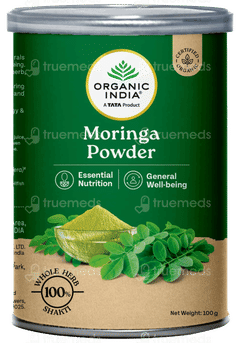 Organic India Moringa Powder 100Gm Organic India Moringa Powder 100Gm