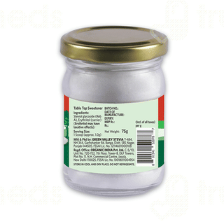 Organic India Sweetener Stevia Powder 75 Gm