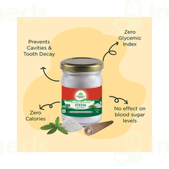 Organic India Sweetener Stevia Powder 75 Gm Organic India Sweetener Stevia Powder 75 Gm