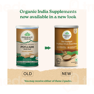 Organic India Psyllium Whole Husk Isabgol 100gm