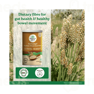 Organic India Psyllium Whole Husk Isabgol 100gm