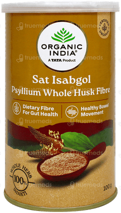 Organic India Psyllium Whole Husk Isabgol 100Gm