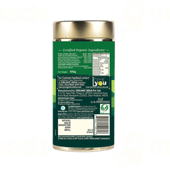 ORGANIC INDIA TULSI GREEN TEA LEMON GINGER 100 GM