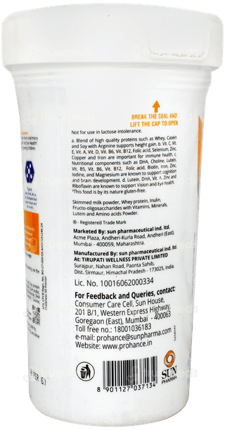 Prohance Junior Vanilla Flavour Powder Jar 400gm