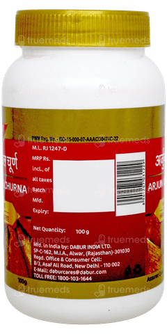 Dabur Arjun Chhal Churna 100Gm