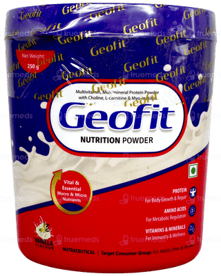 Geofit Vanilla Flavour Powder 250Gm