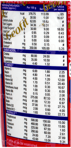 Geofit Vanilla Flavour Powder 250Gm