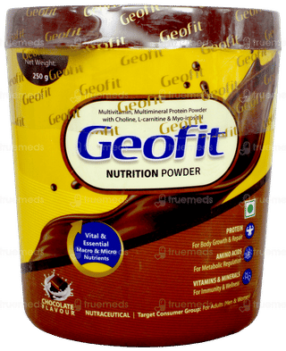 Geofit Chocolate Flavour Powder 250Gm