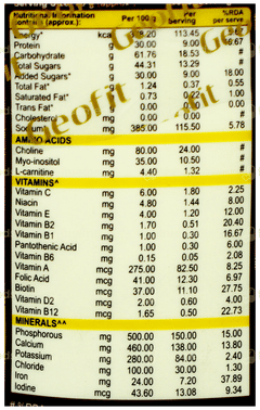 Geofit Chocolate Flavour Powder 250Gm