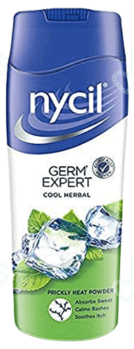 Nycil Germ Expert Cool Herbal Prickly Heat Powder 150Gm
