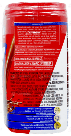 Protinex Rich Chocolate Flavour Zero Added Sugar Powder Jar 400gm