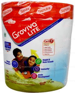 Groviva Lite Zero Sucrose Vanilla Flavour Powder 200gm