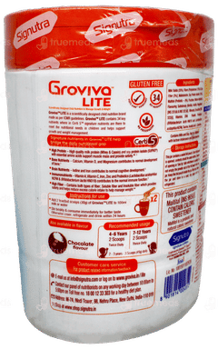 Groviva Lite Zero Sucrose Vanilla Flavour Powder 200gm
