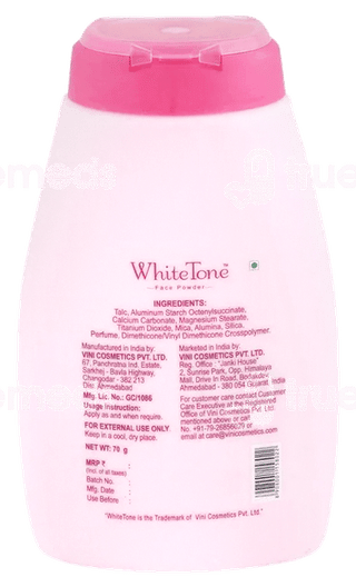 White Tone Face Powder 70Gm