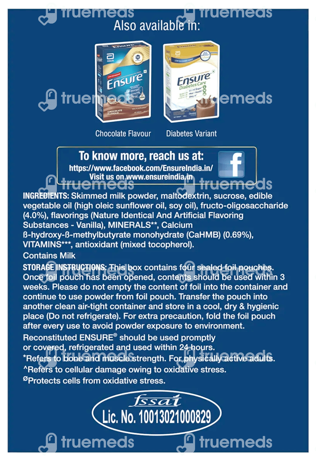 Ensure Vanilla Powder 2 Kg Uses, Side Effects, Dosage, Price Truemeds