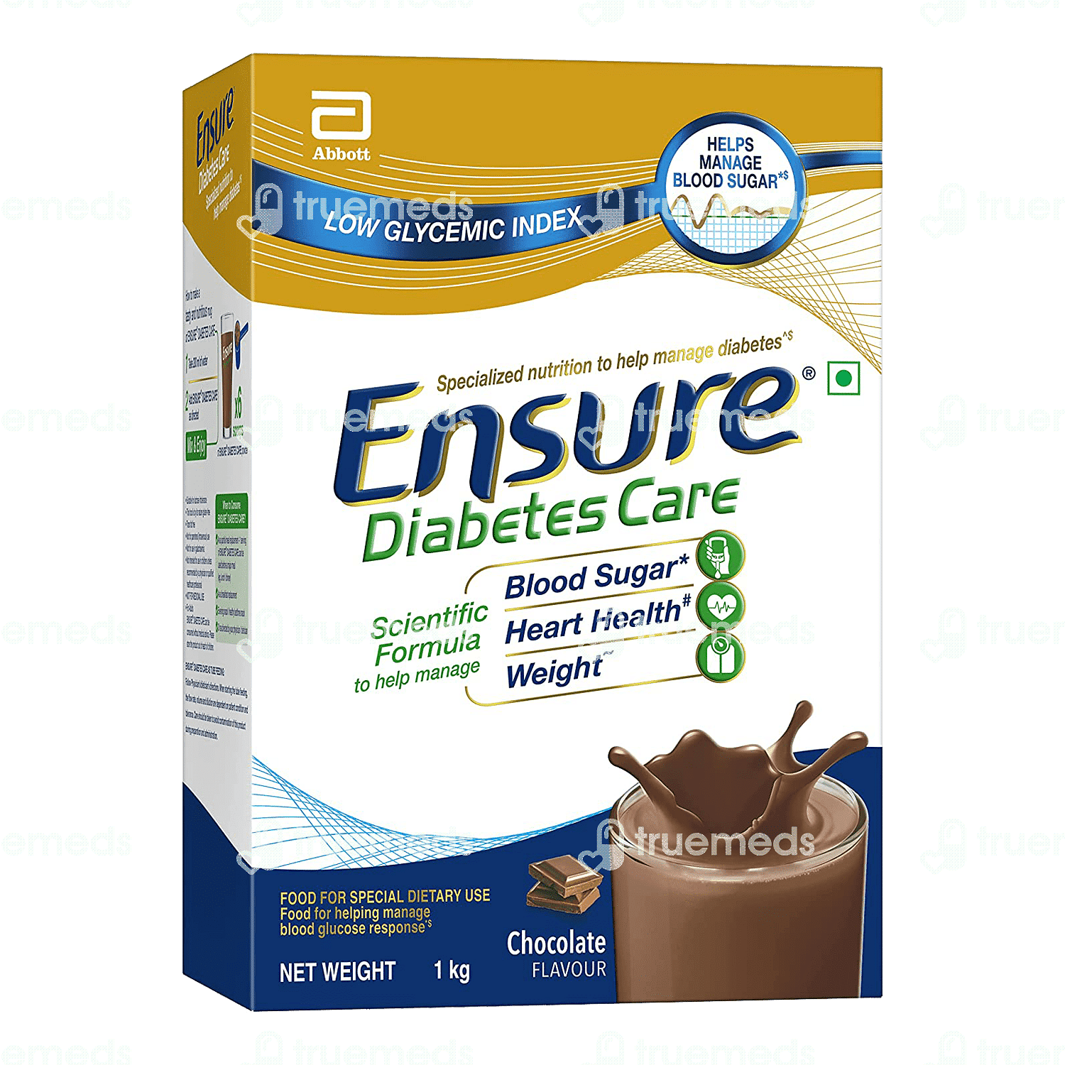 Ensure Diabetes Care Chocolate Powder 1 Kg Uses, Side Effects, Dosage